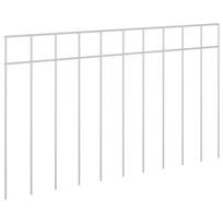 vidaXL Sodo tvoros plokštė 12 vnt. 50 x 30 cm Galvanizuotas plienas