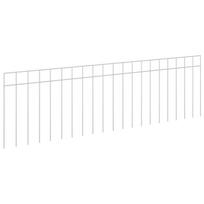 vidaXL Sodo tvoros plokštė 12 vnt. 100 x 30 cm Galvanizuotas plienas