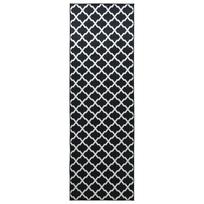 vidaXL Kilimėlis LESAKA Juoda ir balta 100 x 150 cm