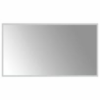 vidaXL LED vonios veidrodis Skaidrus 90 x 50 cm grūdintas stiklas