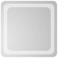 vidaXL LED vonios veidrodis Skaidrus 40 x 40 cm grūdintas stiklas