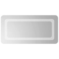 vidaXL LED vonios veidrodis Skaidrus 60 x 30 cm grūdintas stiklas