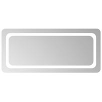 vidaXL LED vonios veidrodis Skaidrus 90 x 40 cm grūdintas stiklas