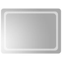 vidaXL LED vonios veidrodis Skaidrus 80 x 60 cm grūdintas stiklas