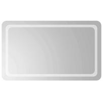 vidaXL LED vonios veidrodis Skaidrus 100 x 60 cm grūdintas stiklas