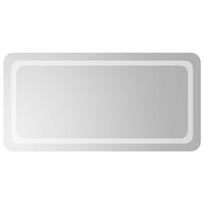 vidaXL LED vonios veidrodis Skaidrus 100 x 50 cm grūdintas stiklas
