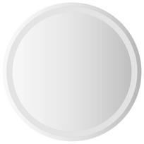 vidaXL LED vonios veidrodis Skaidrus Ø 60 cm grūdintas stiklas