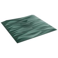 vidaXL Sienų plokštės 24 vnt. 50 x 50 cm Stone Žalias XPS Putplastis