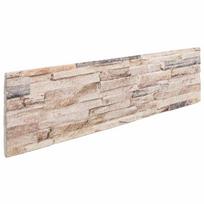 vidaXL Sienų plokštės 10 vnt. 100 x 25 cm Balta ir raudona EPS putos