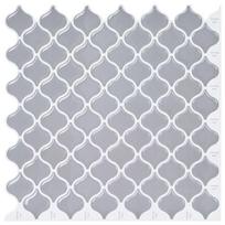 vidaXL Lanterna plytelė 50 vnt. Pilka 27 x 27 cm Poliuretanas ir PET