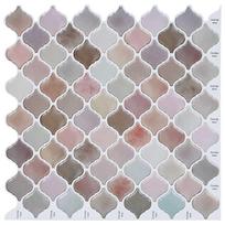 vidaXL Lanterna plytelė 50 vnt. Smėlio 27 x 27 cm Poliuretanas ir PET