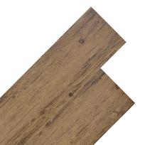 vidaXL Grindų lentos Lazdynų rudas 5,26 m² 18 vnt. PVC