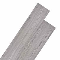 vidaXL Grindų lentos Tamsiai pilka 5,26 m² 18 vnt. PVC