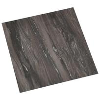 vidaXL Grindų lentos Tamsiai pilka 5,11 m² 55 vnt. PVC