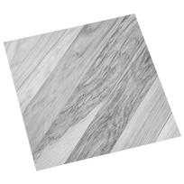 vidaXL Savesiūnančių Grindų Plokštės Pilkas Dryžuotas 30,5 x 30,5 cm