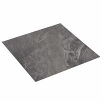 vidaXL Savesiūnančių Grindų Plokštės Juoda 30,5 x 30,5 cm 20 vnt. PVC