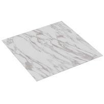 vidaXL Savesiūnančių Grindų Plokštės Balta ir ruda 30,5 x 30,5 cm
