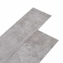 vidaXL Savitepliamos PVC grindų lentos Žemės pilka 30,5 x 61 cm