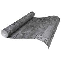 vidaXL 3D akmens tapetai Juoda 10 x 0,53 m Nekvėpuojantis audinys