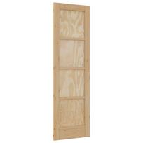 vidaXL Vidaus durys 61 x 198,5 cm fanera Natūrali