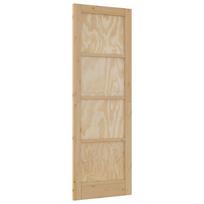 vidaXL Vidaus durys 73,5 x 211 cm fanera Natūrali