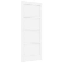 vidaXL Vidaus durys 83 x 202 cm fanera Balta