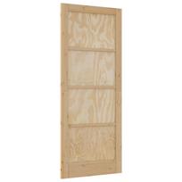 vidaXL Vidaus durys 86 x 211 cm fanera Natūrali