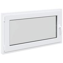 vidaXL Bendras lango vidinis atspalvis baltas RISOR 110 x 70 cm