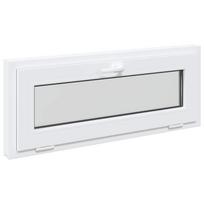 vidaXL Bendras lango vidinis atspalvis baltas RISOR 110 x 40 cm