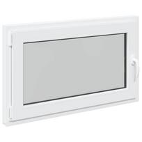 vidaXL Bendras lango vidinis atspalvis baltas RISOR 100 x 70 cm