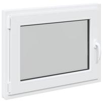 vidaXL Bendras lango vidinis atspalvis baltas RISOR 90 x 70 cm
