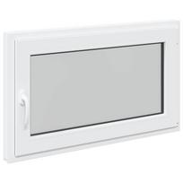 vidaXL Bendras lango vidinis atspalvis baltas RISOR 100 x 50 cm
