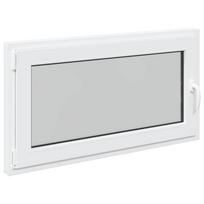 vidaXL Bendras lango vidinis atspalvis baltas RISOR 110 x 70 cm