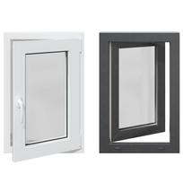vidaXL Bendras lango vidinis atspalvis baltas RISOR 50 x 75 cm