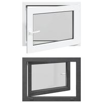 vidaXL Bendras lango vidinis atspalvis baltas RISOR 80 x 50 cm