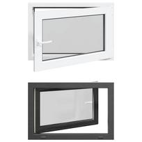 vidaXL Bendras lango vidinis atspalvis baltas RISOR 90 x 50 cm