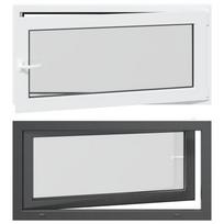 vidaXL Bendras lango vidinis atspalvis baltas RISOR 120 x 60 cm
