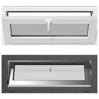vidaXL Bendras lango vidinis atspalvis baltas RISOR 110 x 40 cm