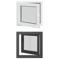 vidaXL Bendras lango vidinis atspalvis baltas RISOR 50 x 50 cm