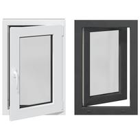 vidaXL Bendras lango vidinis atspalvis baltas RISOR 60 x 80 cm