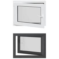 vidaXL Bendras lango vidinis atspalvis baltas RISOR 80 x 60 cm