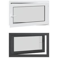 vidaXL Bendras lango vidinis atspalvis baltas RISOR 100 x 60 cm