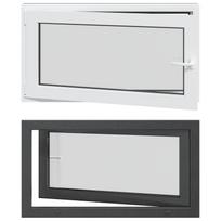 vidaXL Bendras lango vidinis atspalvis baltas RISOR 110 x 50 cm