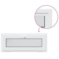 vidaXL Bendras lango vidinis atspalvis baltas RISOR 110 x 45 cm