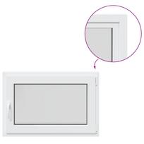 vidaXL Bendras lango vidinis atspalvis baltas RISOR 95 x 55 cm