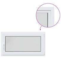 vidaXL Bendras lango vidinis atspalvis baltas RISOR 110 x 55 cm