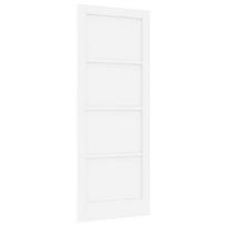 vidaXL Vidaus durys 83 x 211 cm fanera Balta