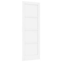 vidaXL Vidaus durys 73,5 x 211 cm fanera Balta