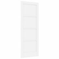 vidaXL Vidaus durys 73,5 x 198,5 cm fanera Balta