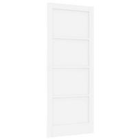 vidaXL Vidaus durys 86 x 211 cm fanera Balta